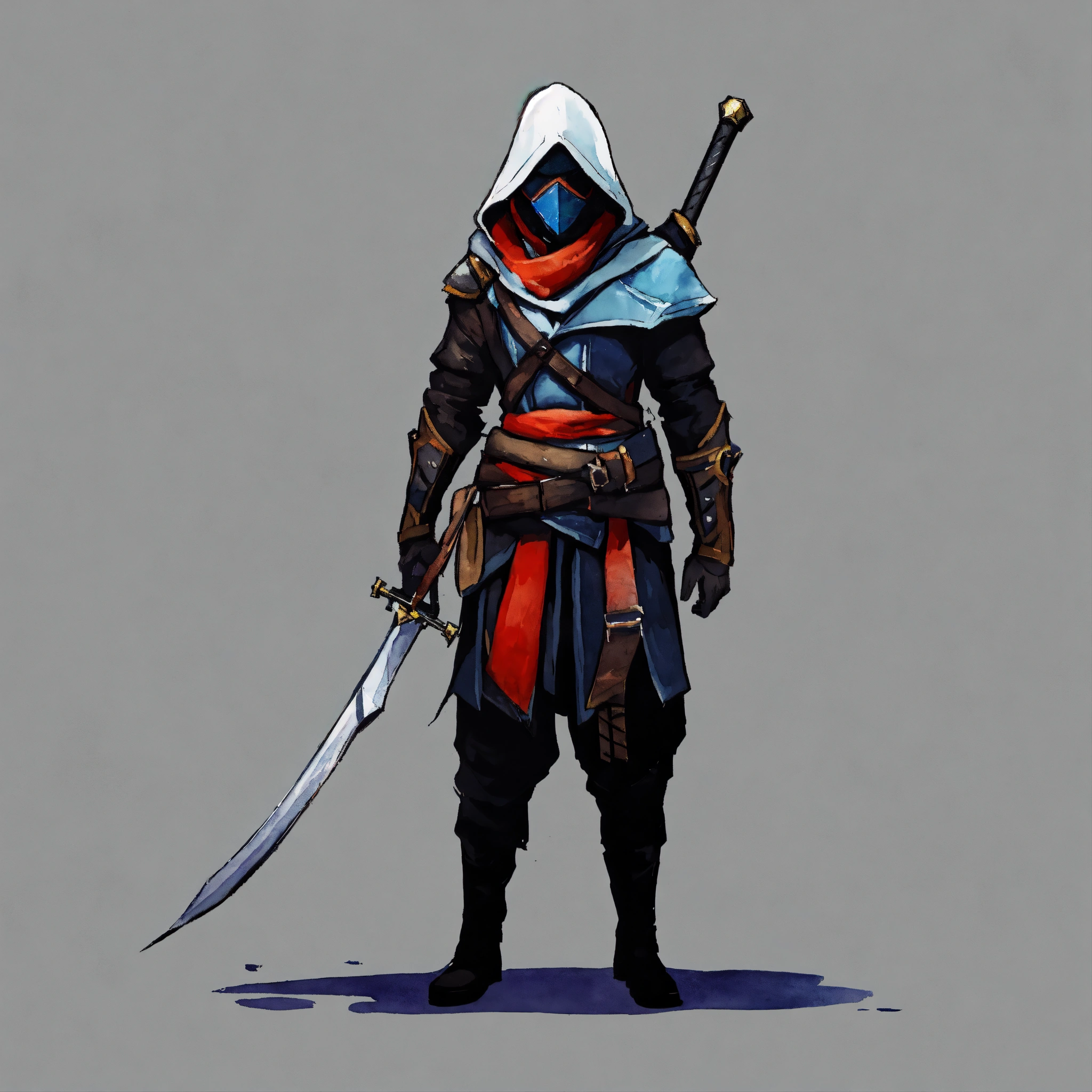 Lexica - Assassin novice, Character talent, game icon, stylized, simple ...