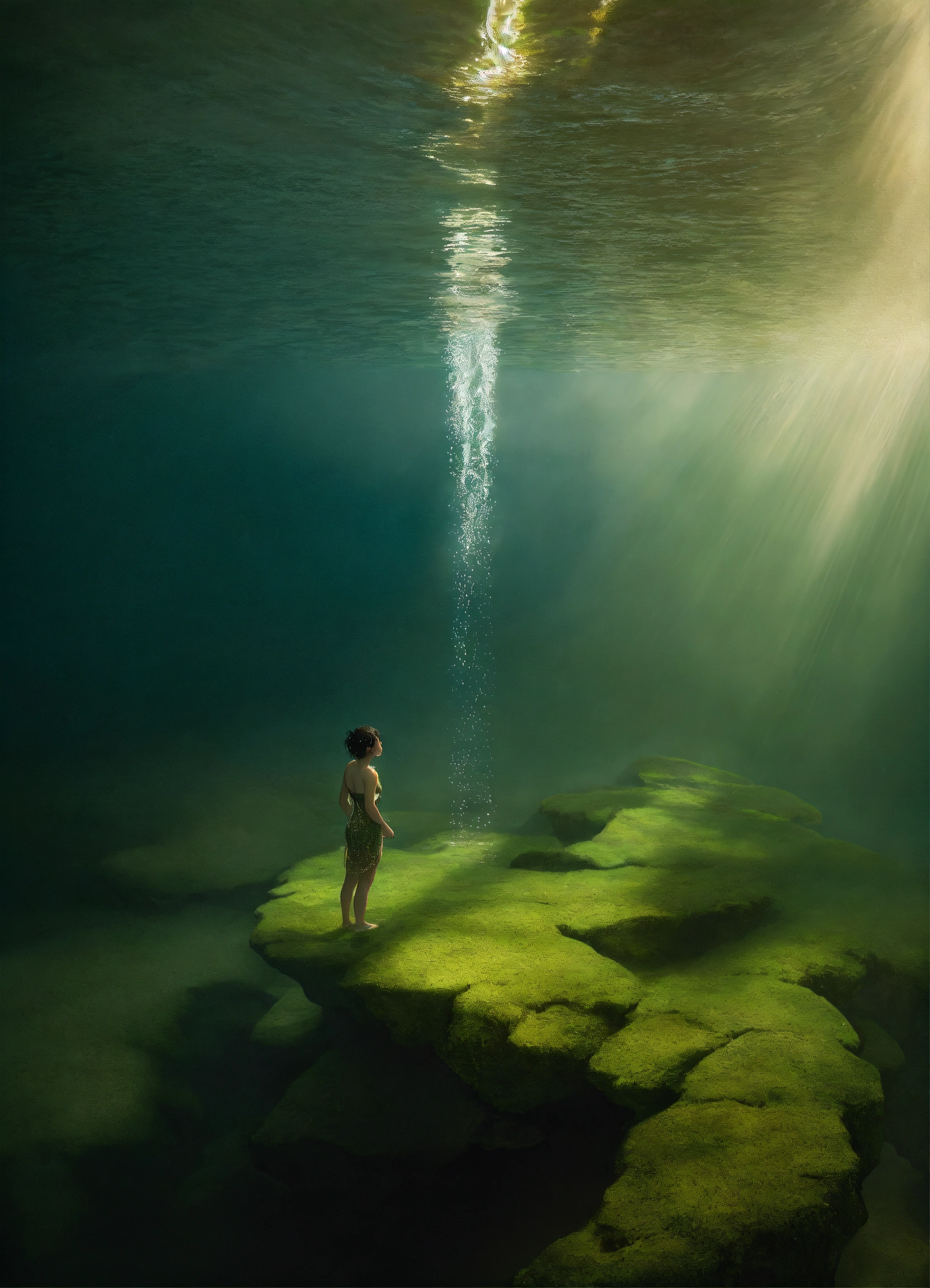 Lexica - As the drop falls back down onto the water surface. As it ...