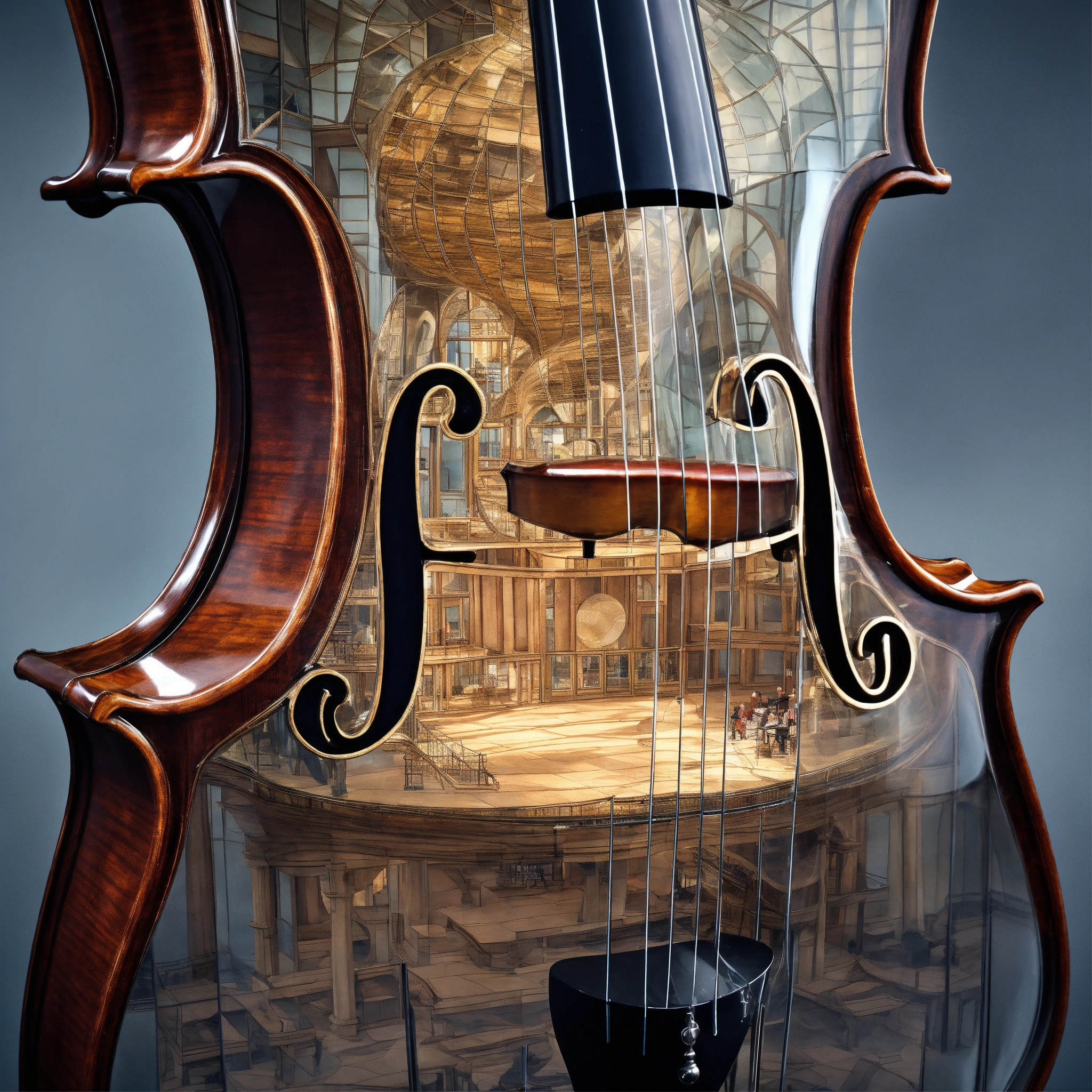 Lexica - Very bizarre angle of a photorealistic closeup view of inside ...