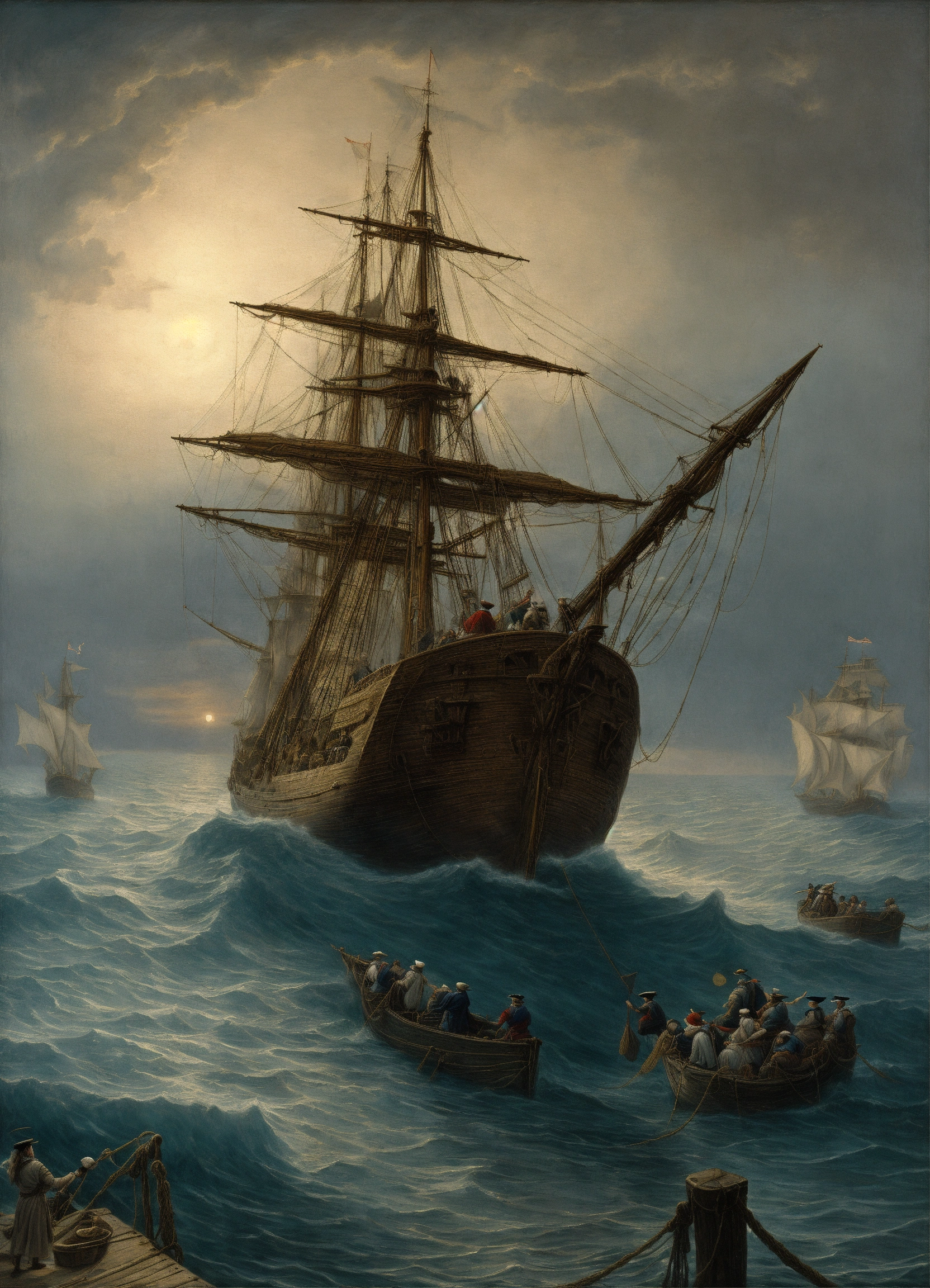 Lexica - The Rime of the Ancient Mariner, The dead sailors rise up and ...