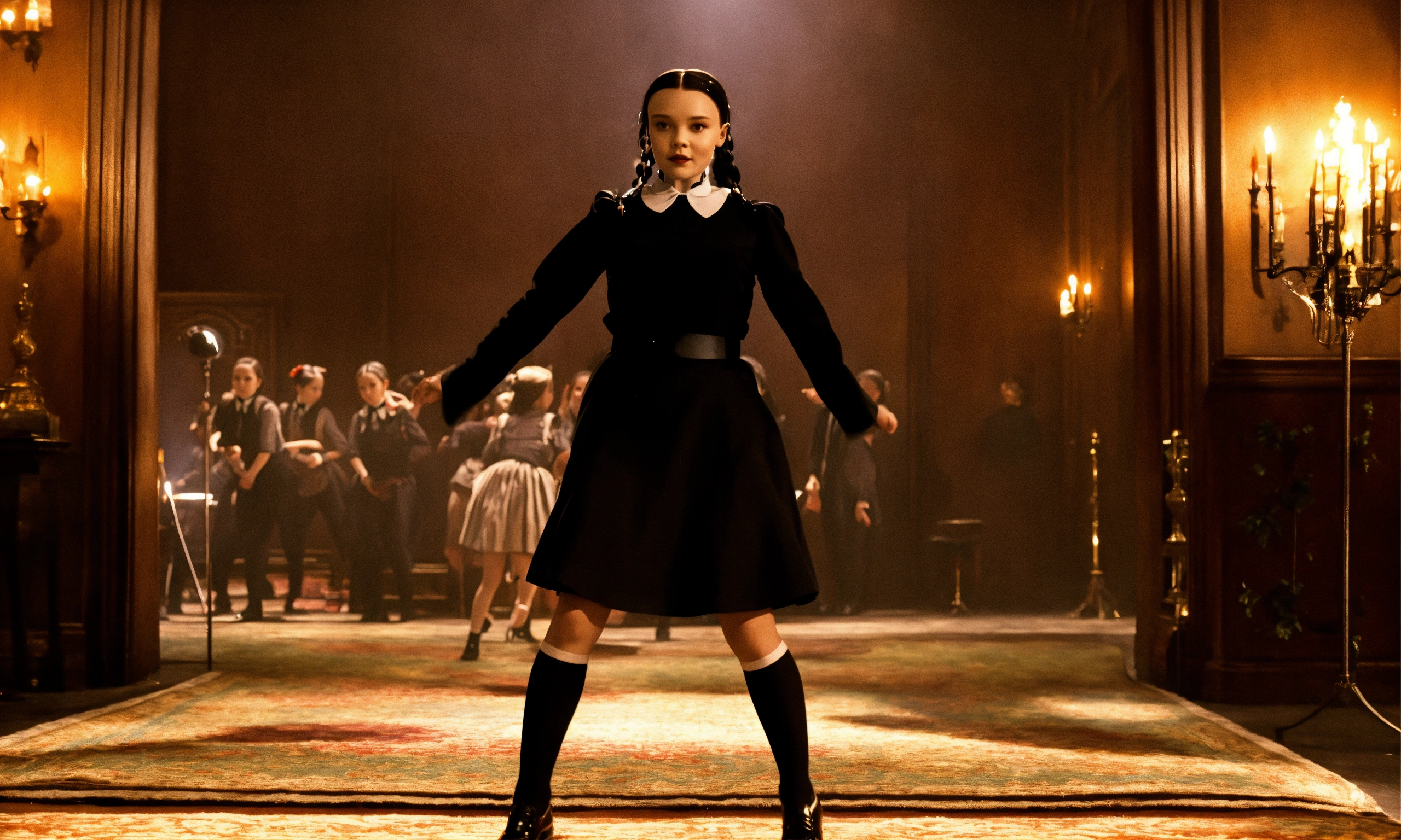 Lexica - Wednesday Addams dancing