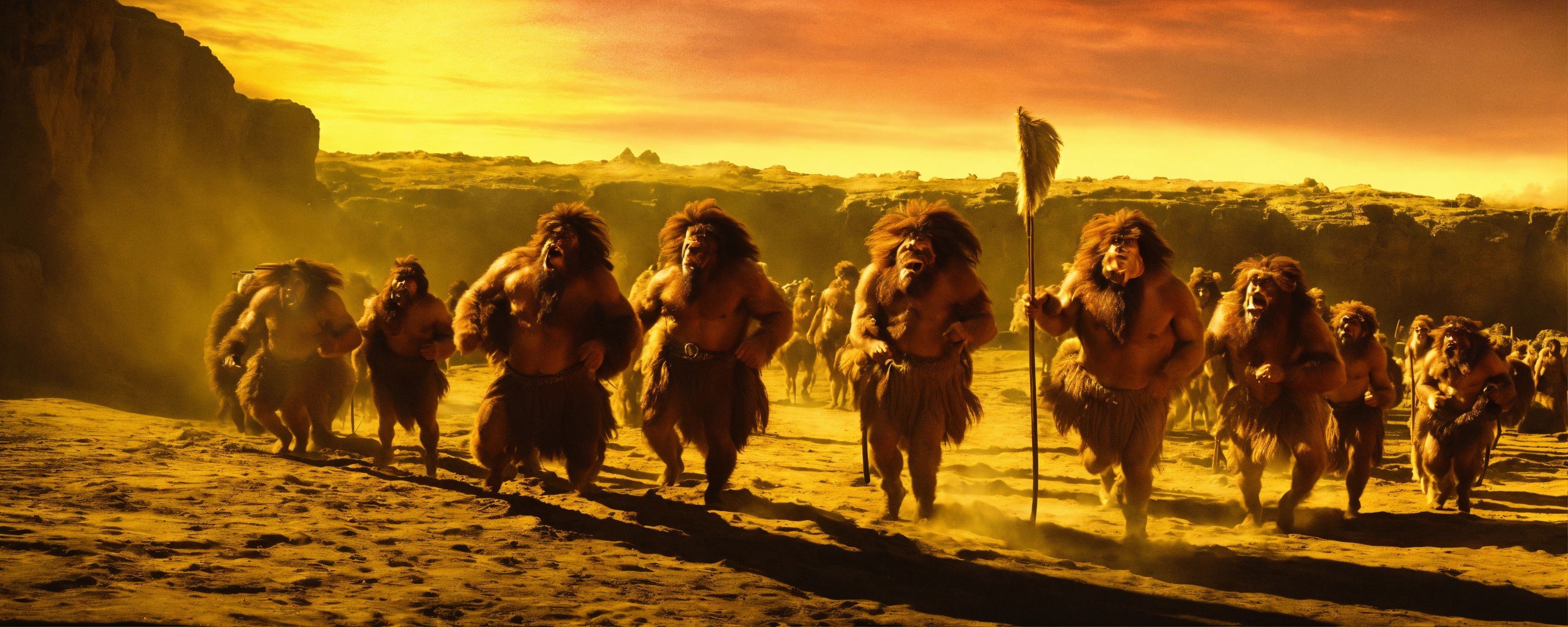 Lexica - Oh man, look at those cavemen go! It is the freakiest show!