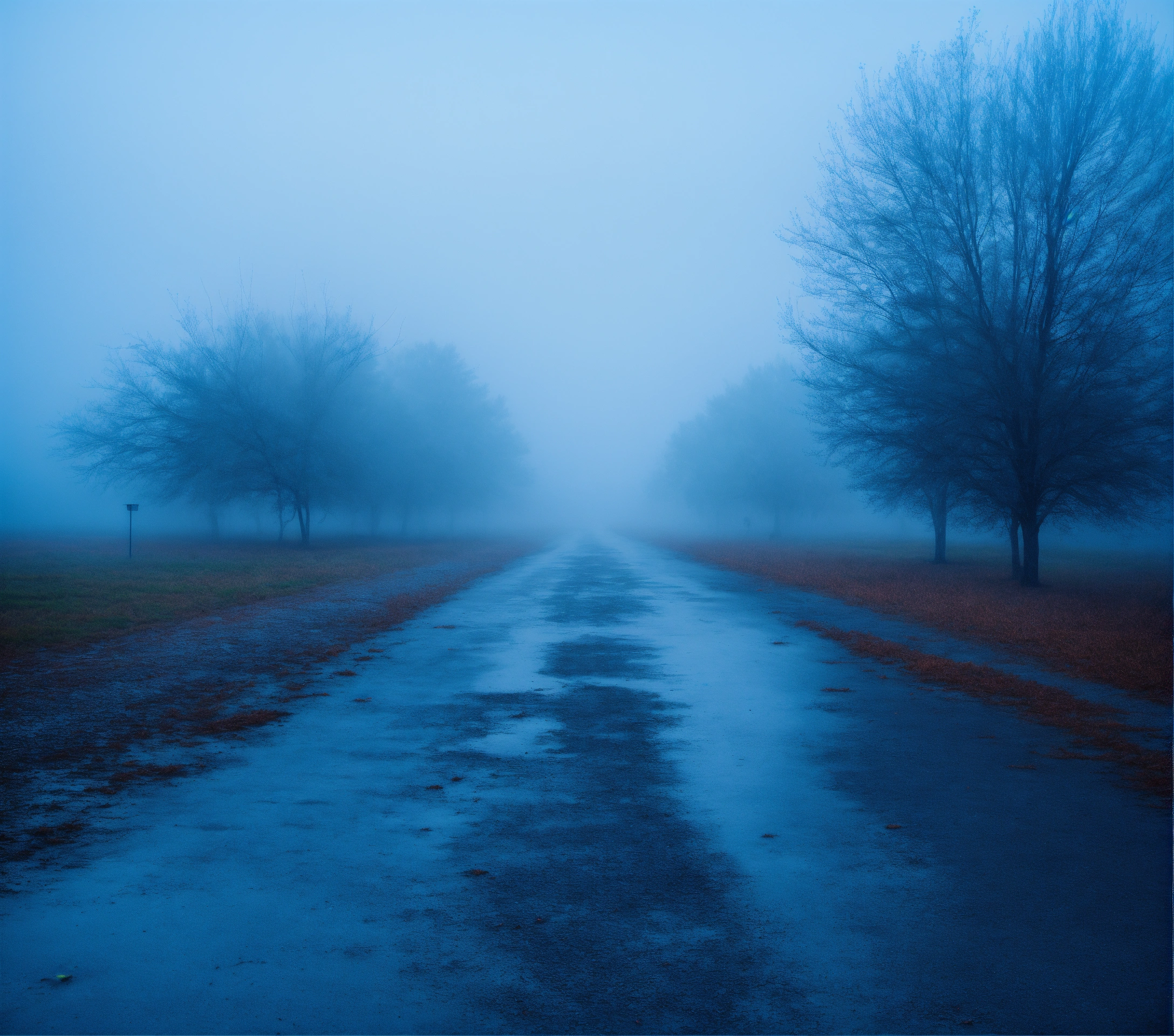 Lexica - Empty void, grainy, misty, sad, blue