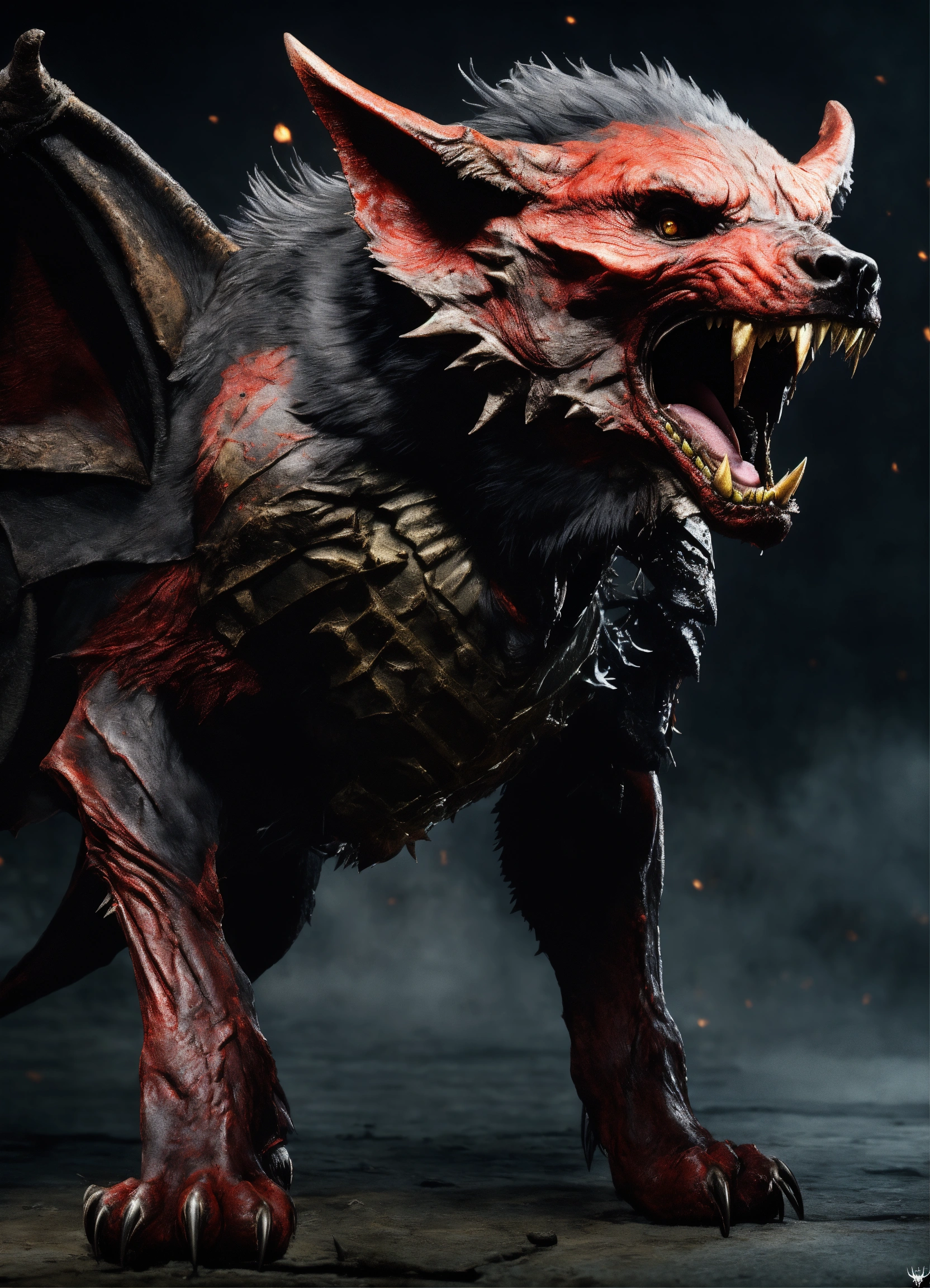 Lexica - Ultra realistic monster, katakan, the witcher series, bat ...