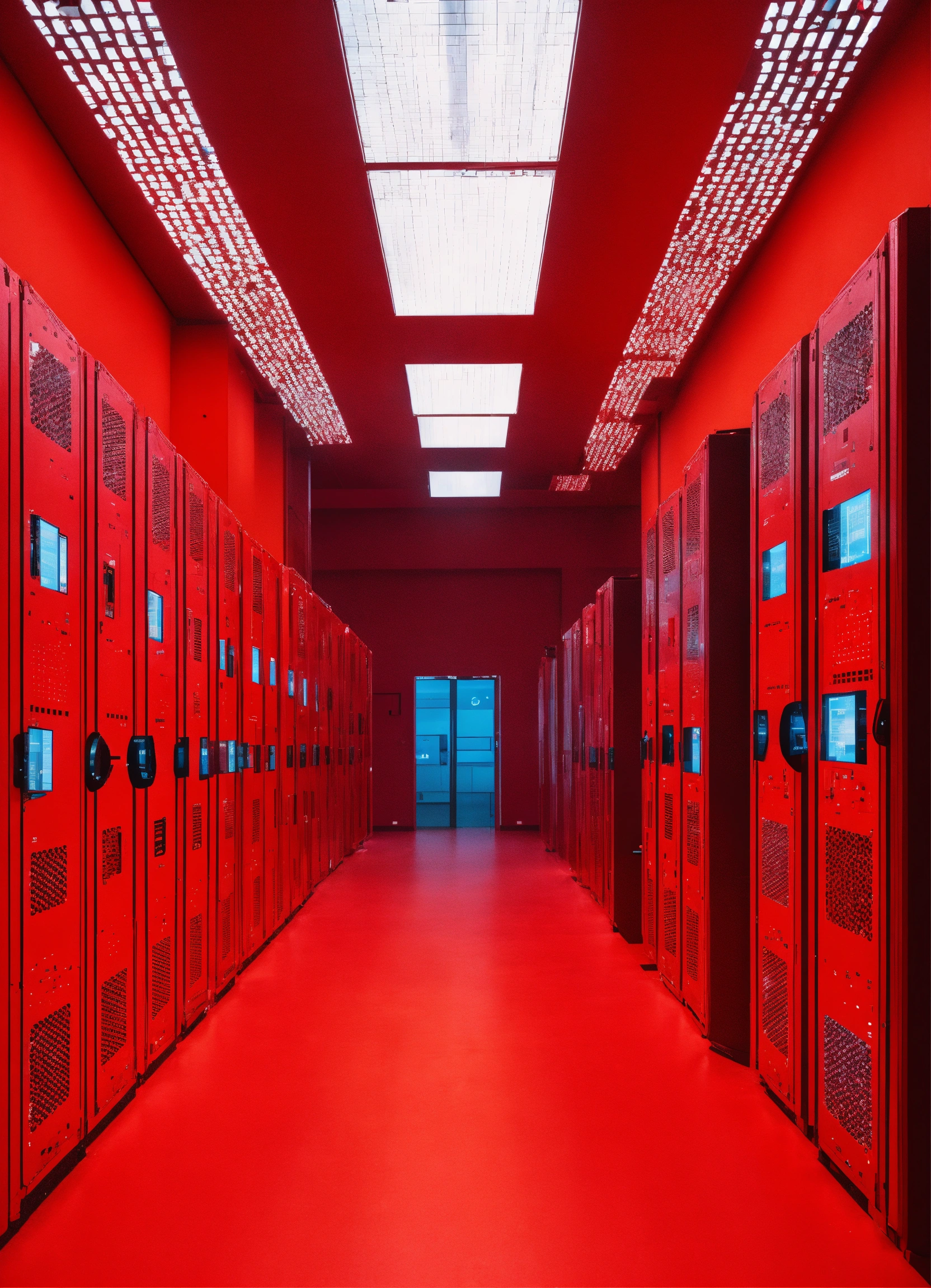 Lexica - A red hall full of hackers with system and devices