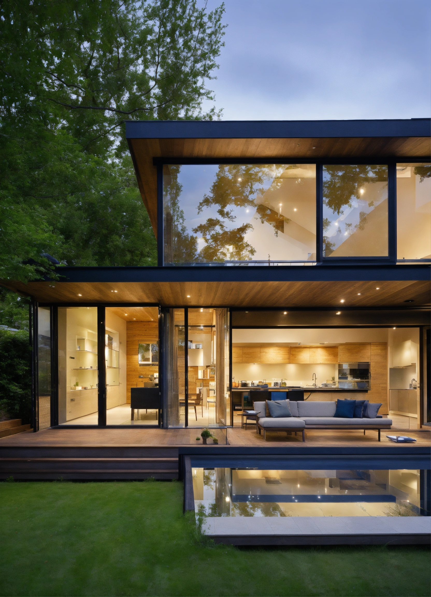 Lexica - Middle class glass contemporary clean home