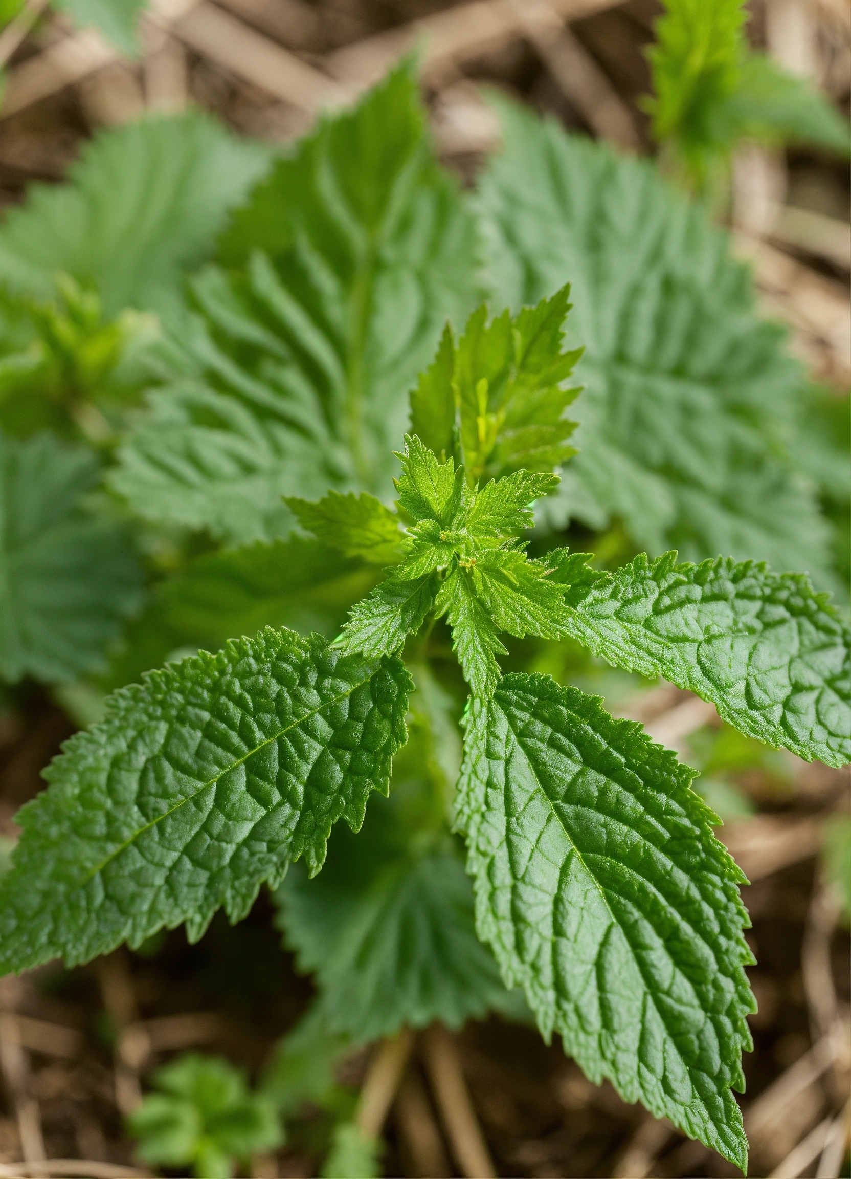 Lexica - Nettle plant with six leaves
