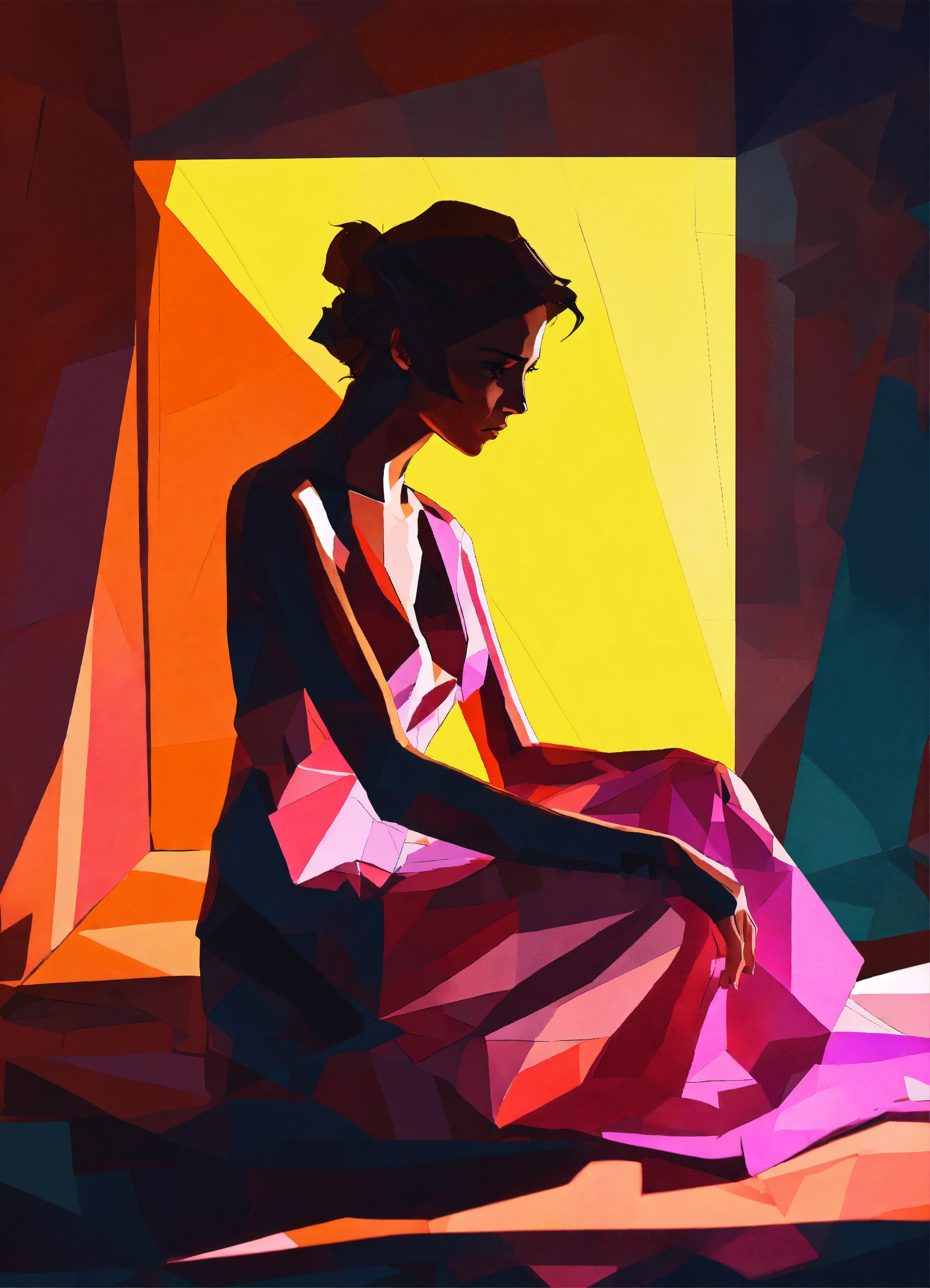 Lexica - Life drawing Art model striking a provacative pose for an ...