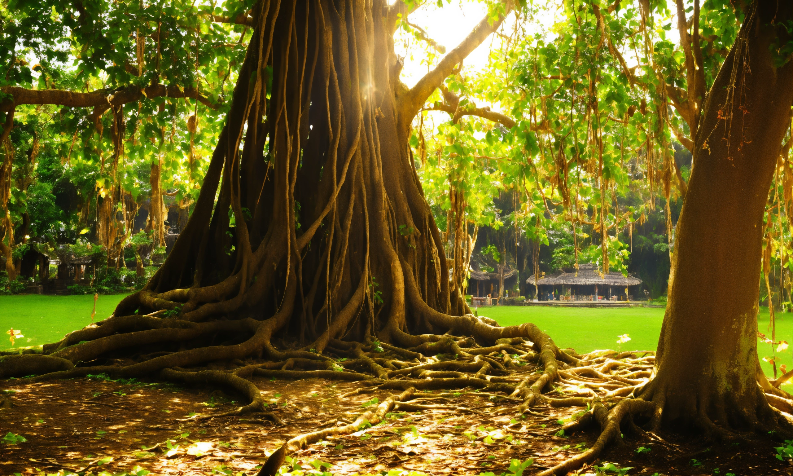 Lexica - The stone is tied to the roots of a banyan tree