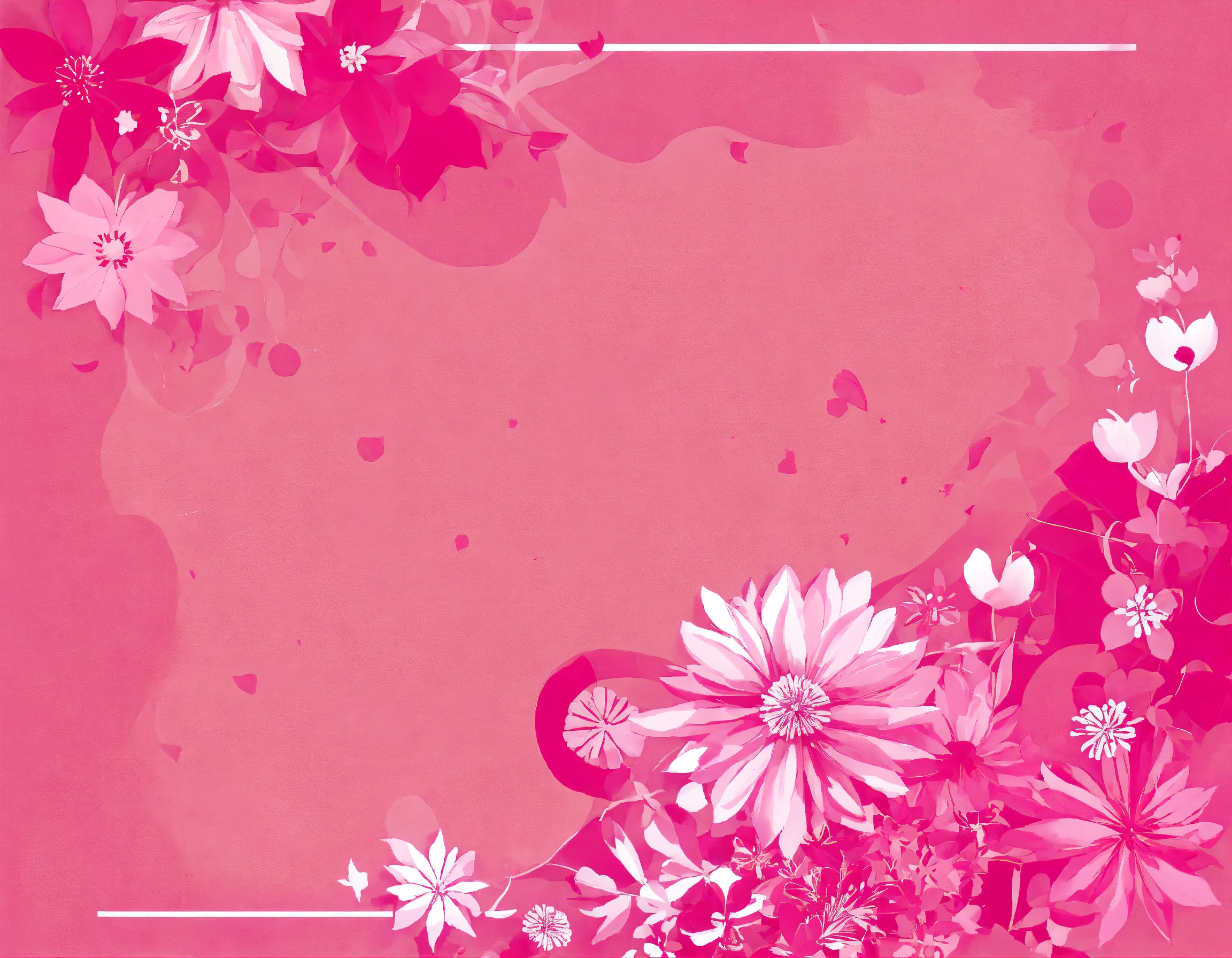 Lexica - American greeting, pink theme, graphics, art