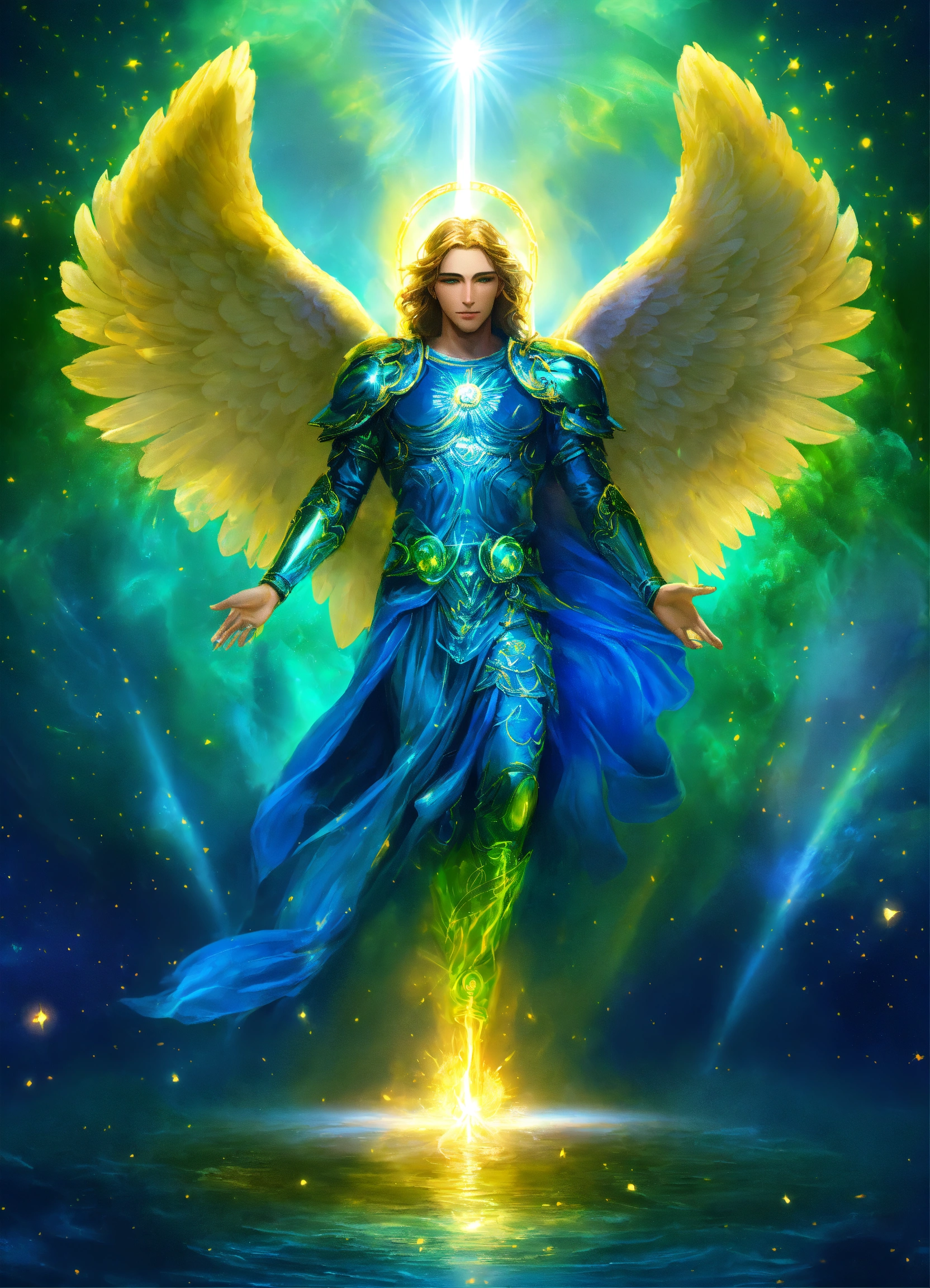 Lexica - Archangel Michael, spiritual guides, healing hands,blue and ...