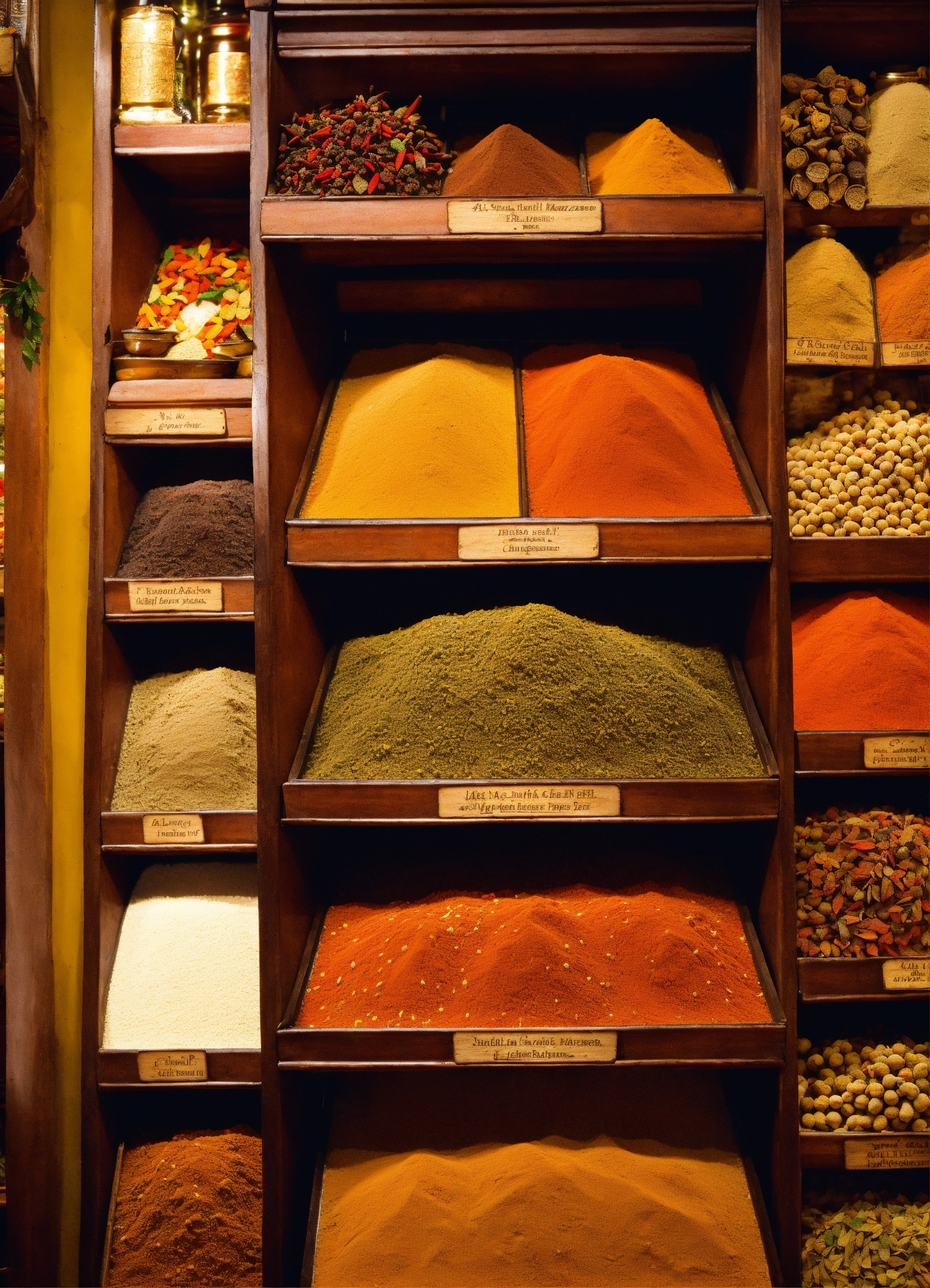 Lexica - Indian restaurant, a vibrant spice bazaar theme, Spice Market ...