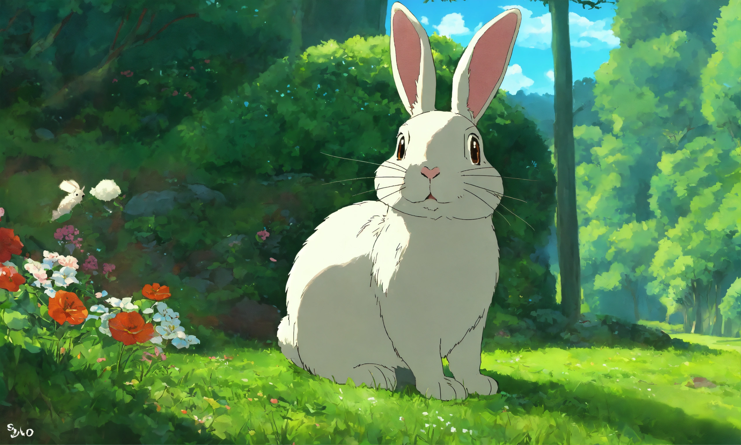 Lexica - Studio ghibli art of a rabbit