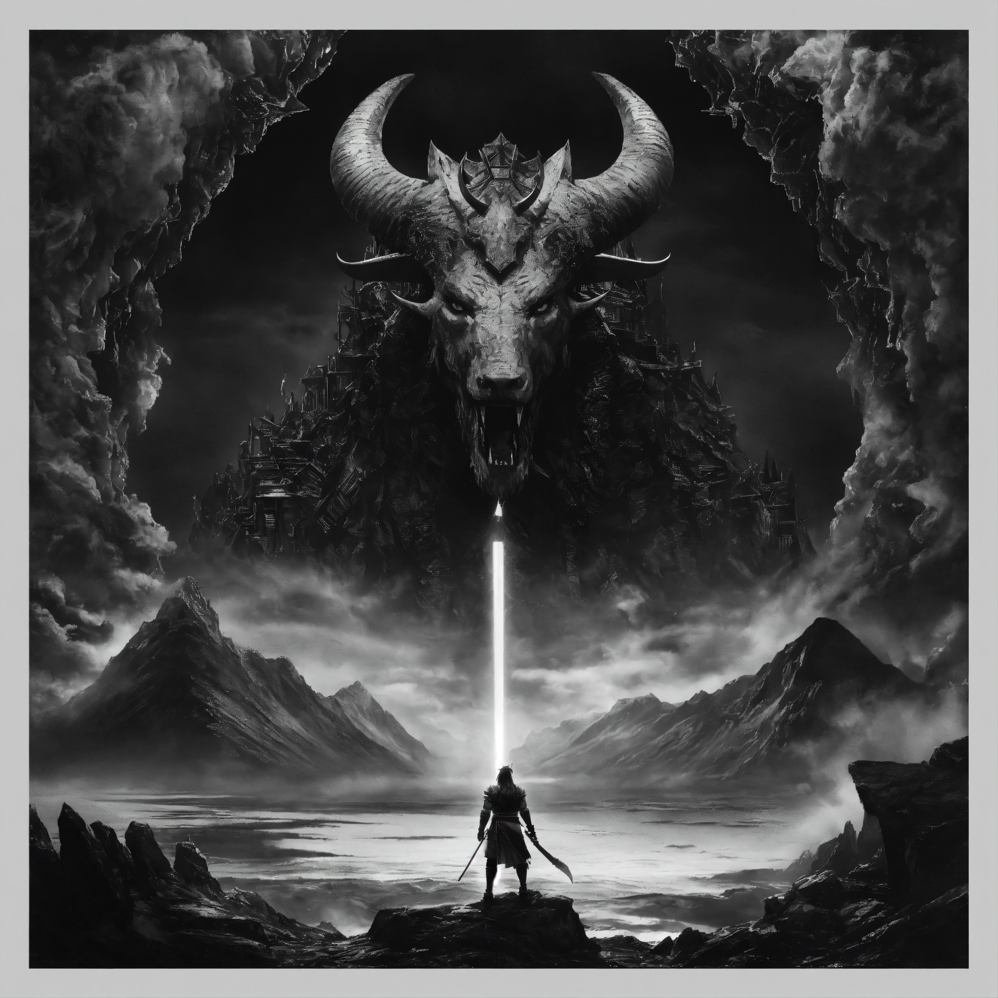 Lexica - End of the world, ragnarok, mythology, realistic, dark theme ...