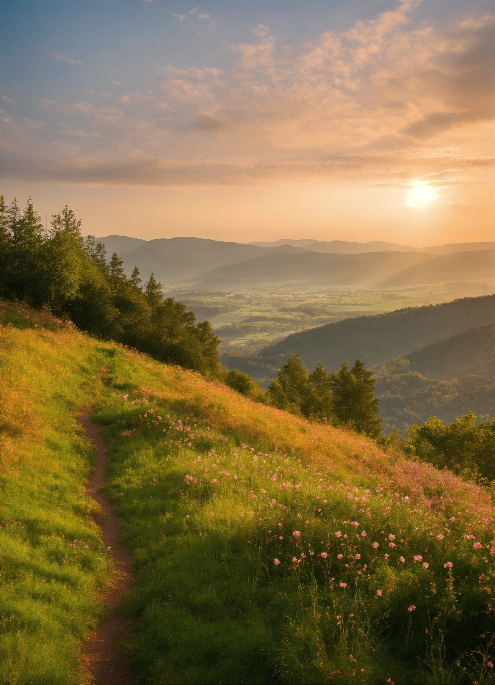 Lexica - A plot of land with stunning natural scenery in the background ...
