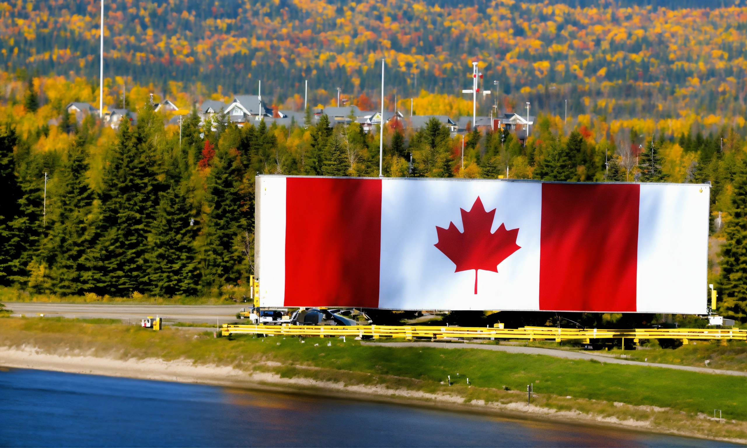 lexica-at-the-canadian-border-beautiful-scenery-canadian-flag
