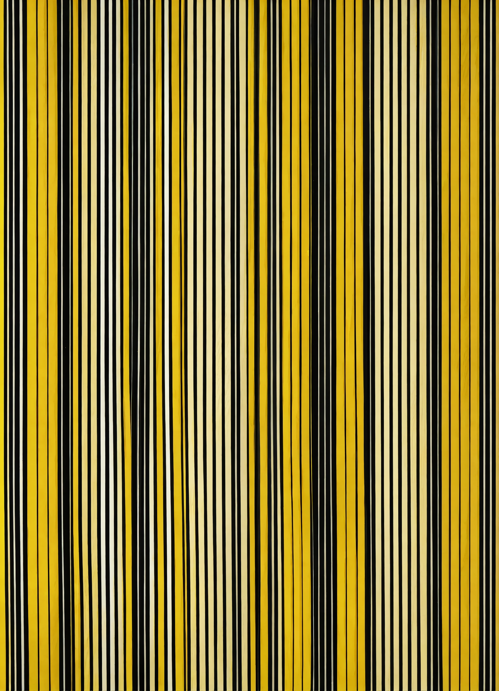 Lexica - Bande verticale jaune et noir pattern