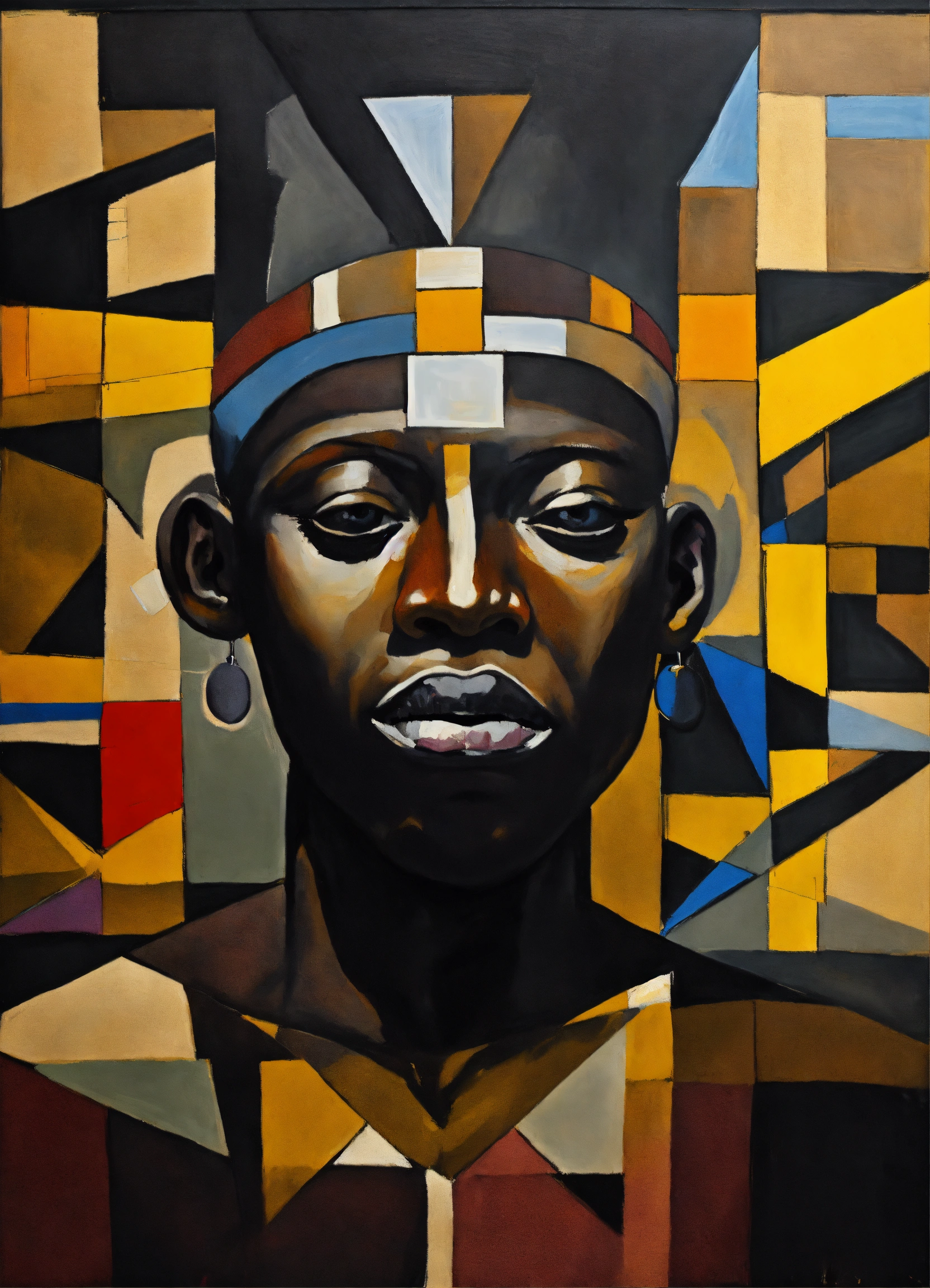Lexica - Henry Taylor (artist) crazy african geometric abstract ...