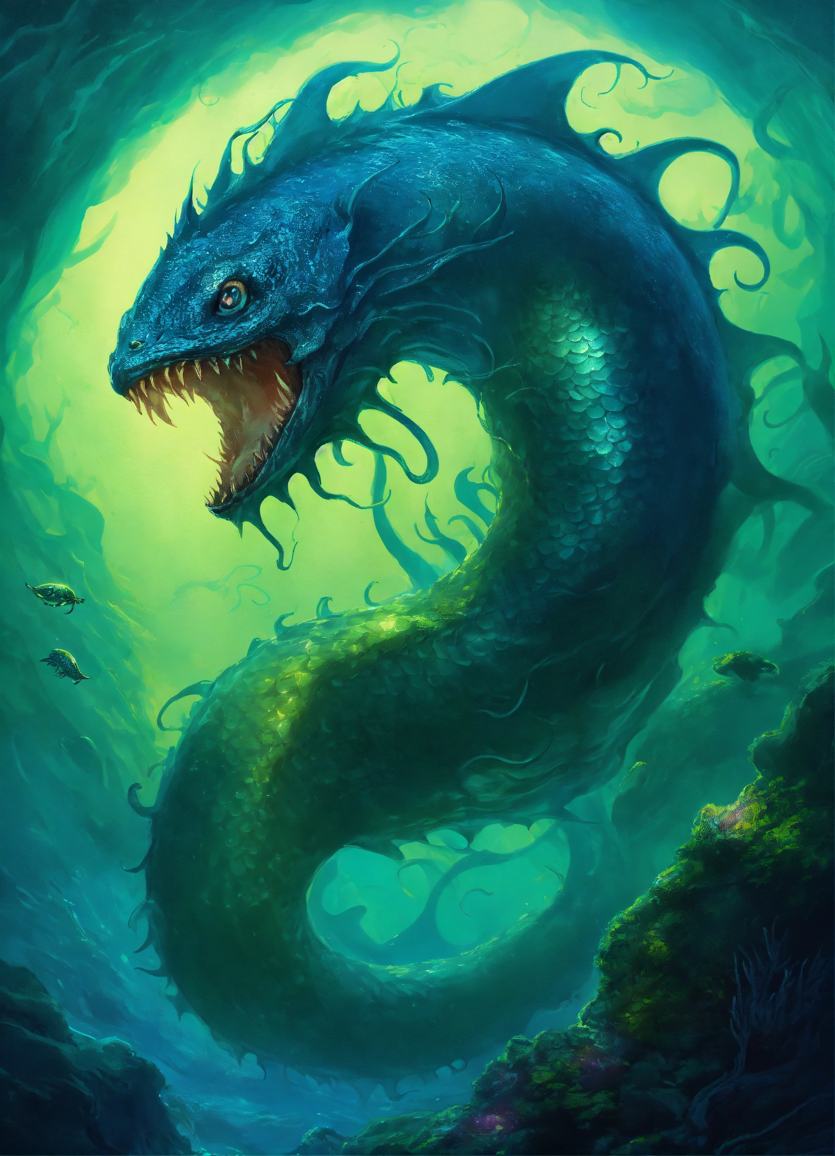 Lexica - In the depths of the abyss an image appears of The Abyssal ...
