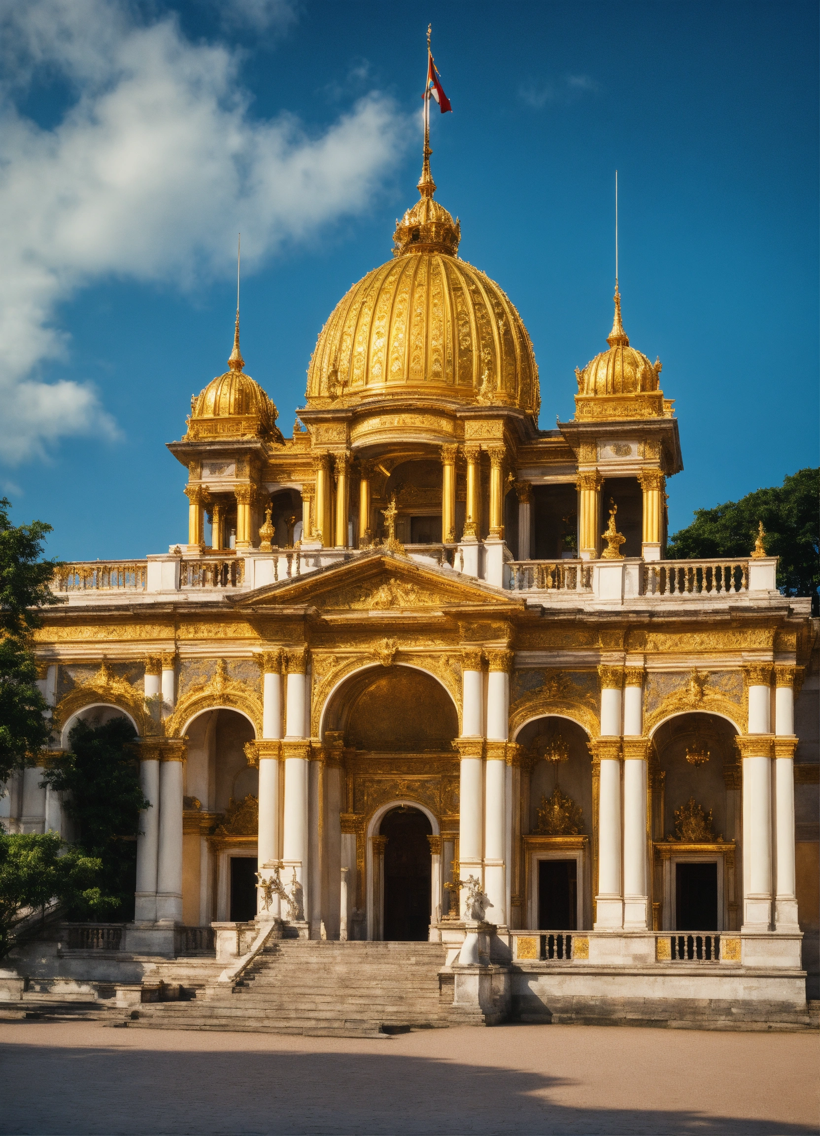 Lexica - A beautiful royal palace with a dome