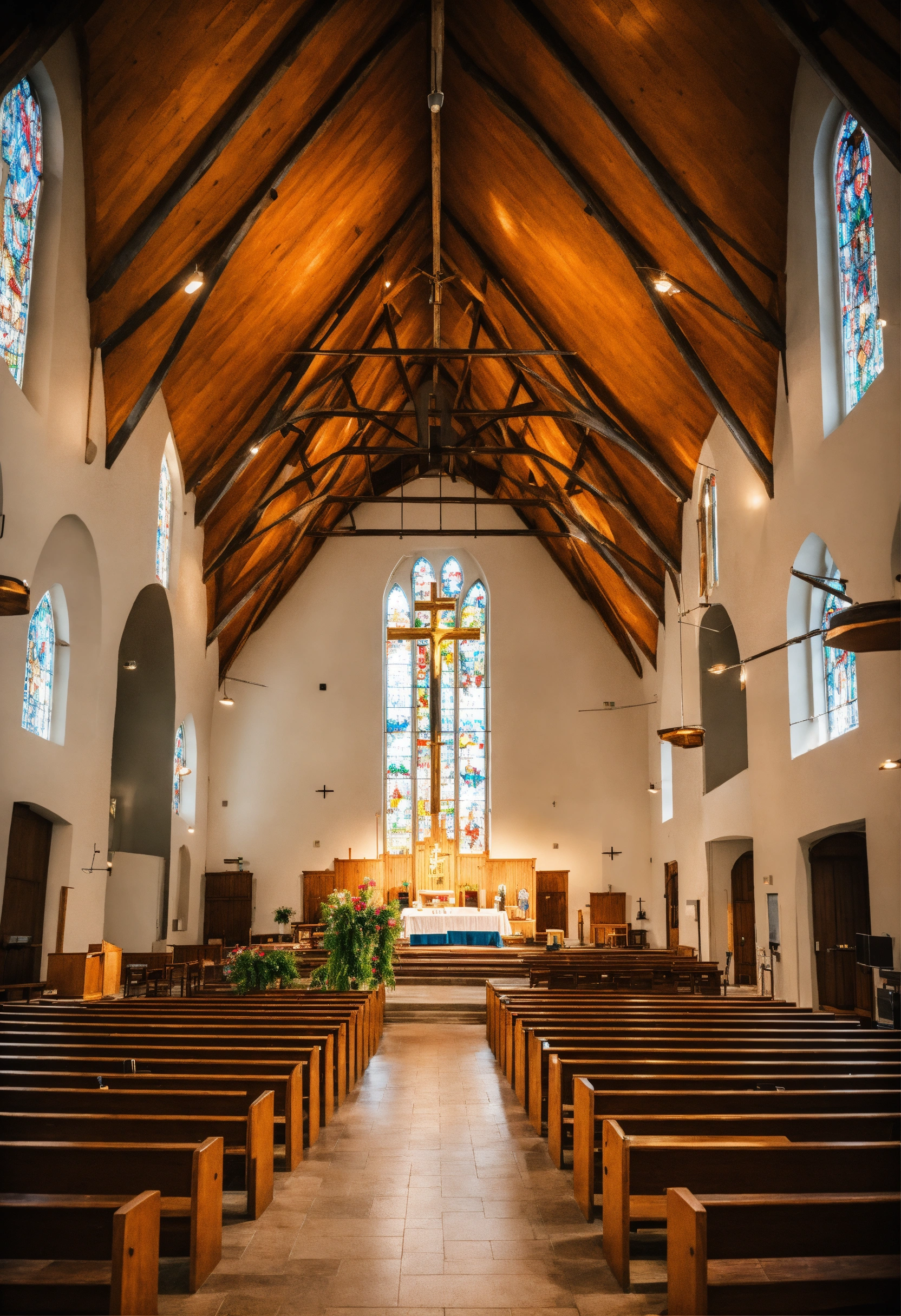 Lexica - Inside a modern church