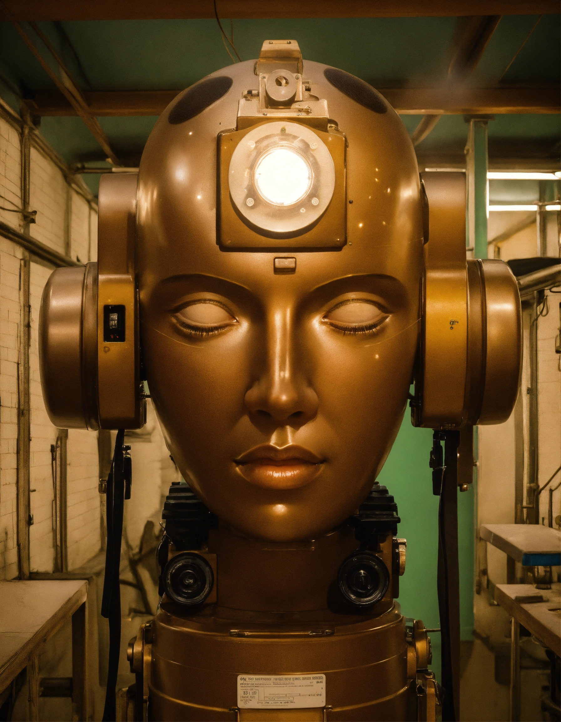 Lexica Moving head right left up down and eyes open close