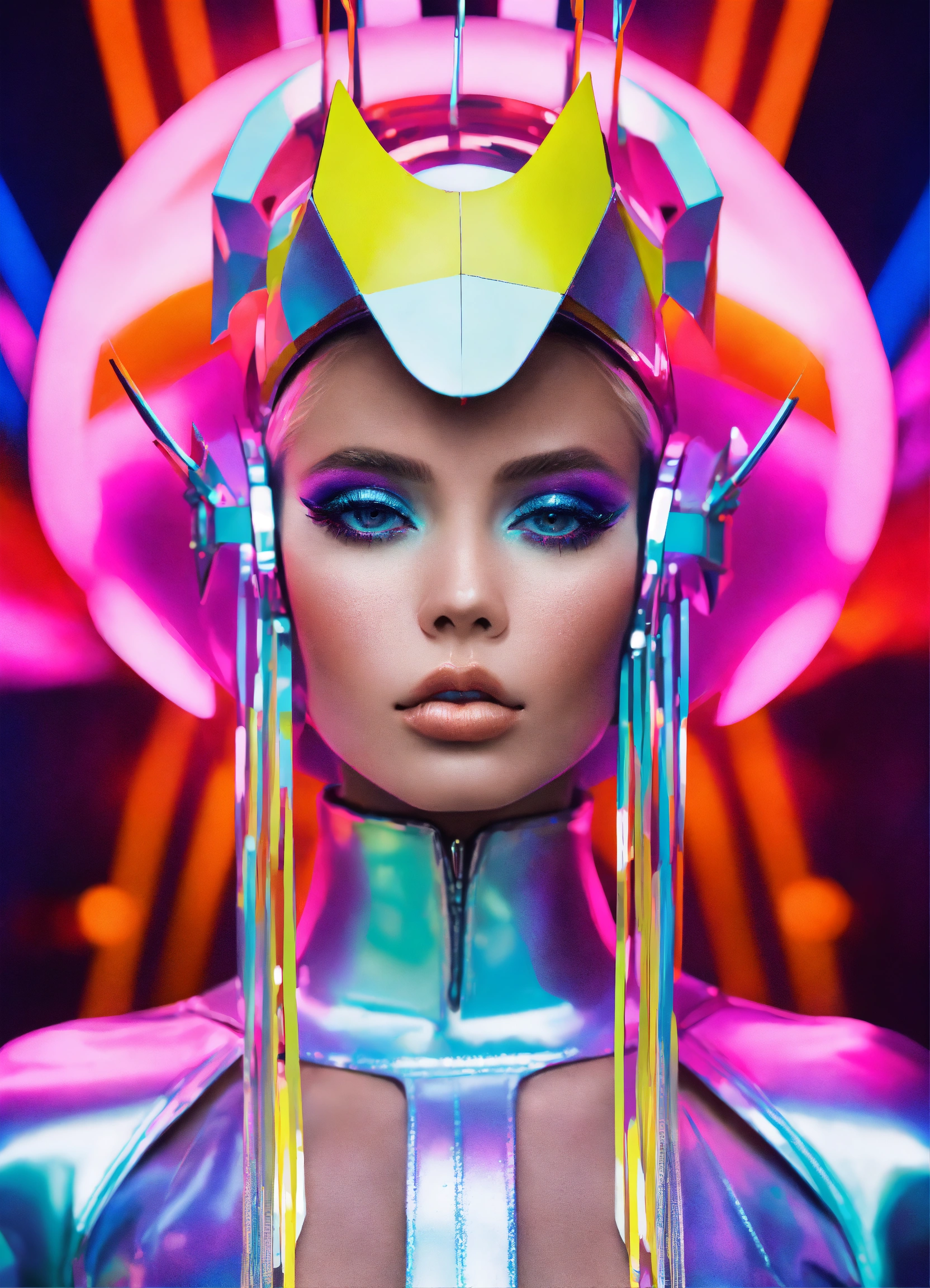 lexica-a-beautiful-blonde-female-pop-artist-all-pastel-sleek