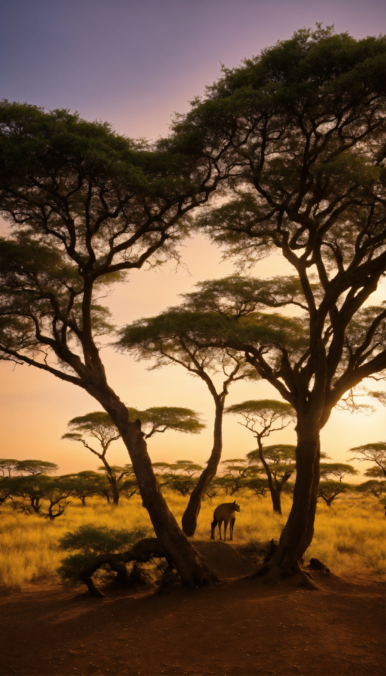 Lexica Acacia trees communicate with each other
