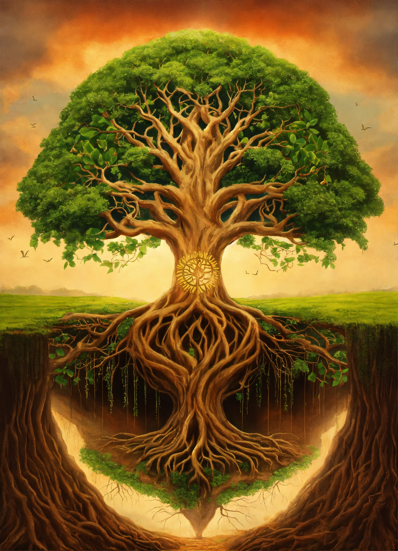 Lexica - Tree of life with roots
