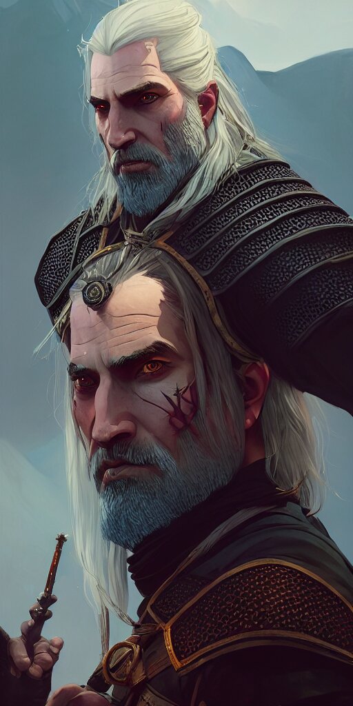 Lexica - The gerald of rivia, witcher 3, extremely detailed digital ...