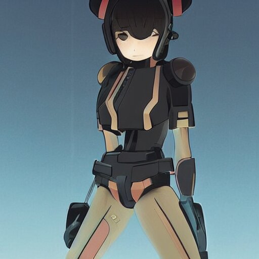 Lexica - Mouse mecha pilot by Kuvshinov Ilya, very very very very very ...