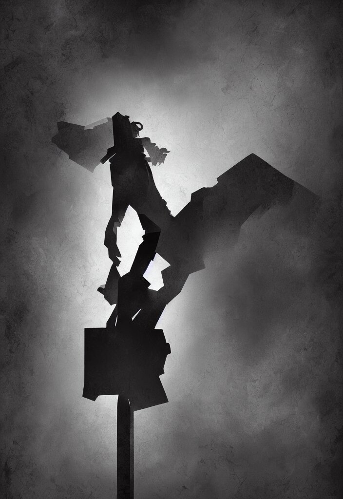 Lexica - Noir book cover, high quality digital painting, volumetric and