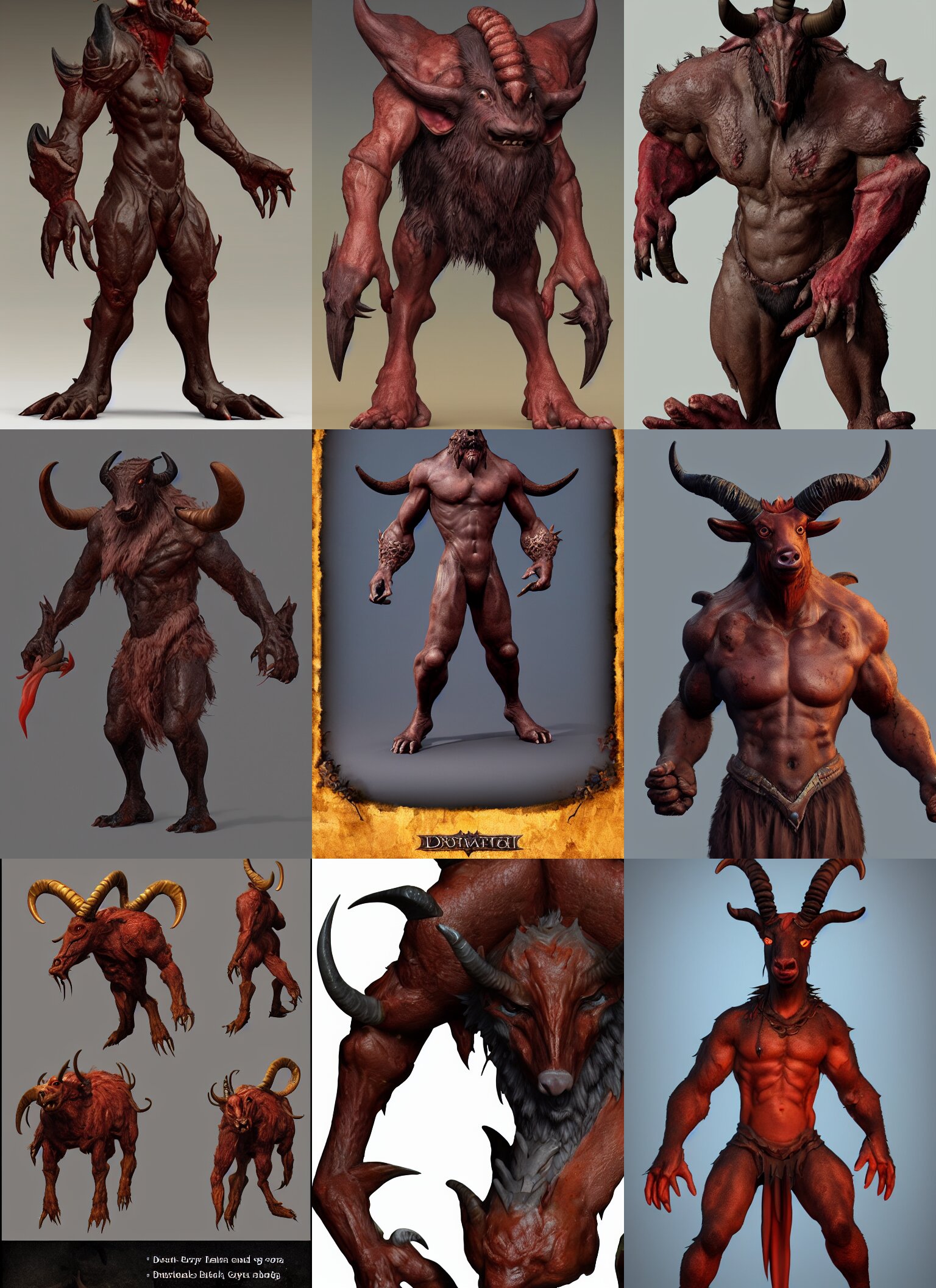 Lexica - A fantasy character Devil at Proto-Slavic mythology. Dark skin ...