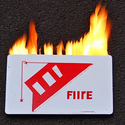 Lexica - Simple yet detailed fire warning label