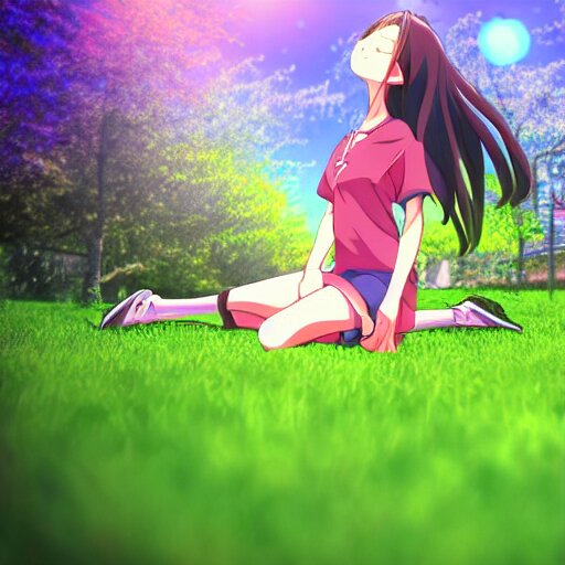 i love the game touch grass we should all play 🥰 #art #anime #fyp #di