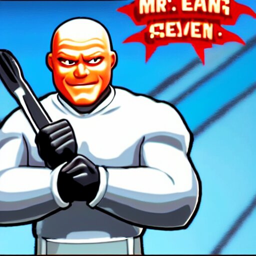 Lexica - Mr clean is the final boss of a video game
