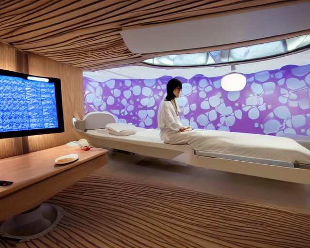 Lexica - The zen environment of the hospital room of the future, in a ...