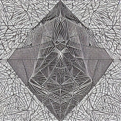 Lexica - “geometrically incomprehensible surreal order of triangles ...
