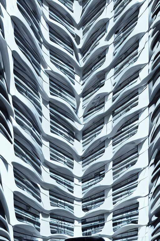 Lexica - The inside of a very tall building with a lot of windows and ...