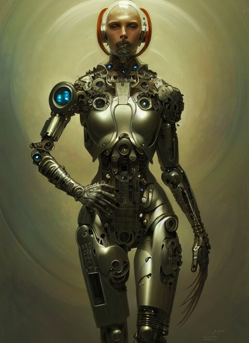 Lexica - Organic cyborg, ninja, diffuse lighting, fantasy, intricate ...