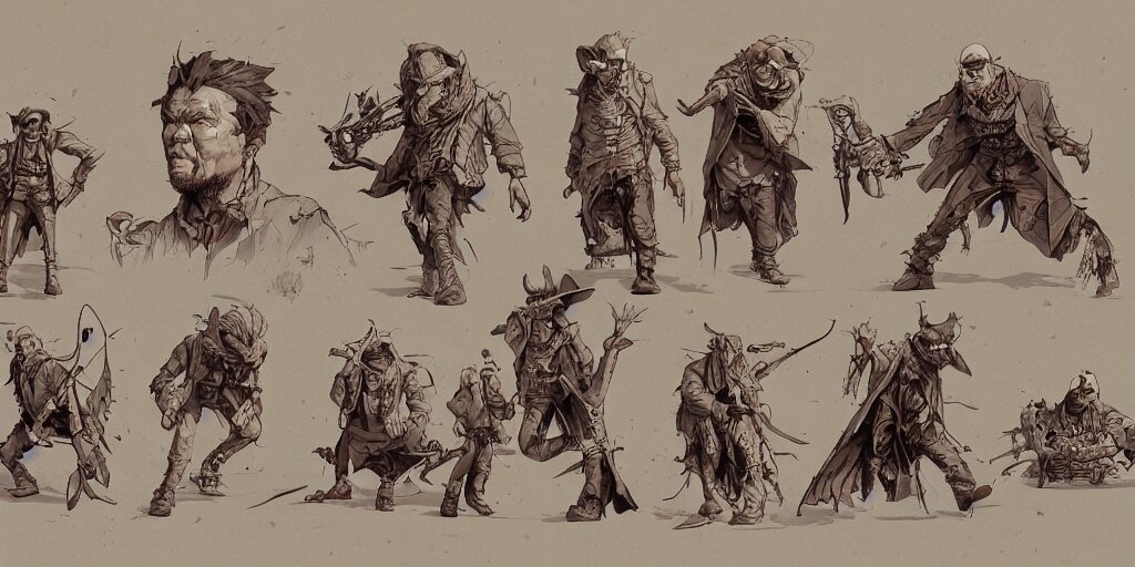 Lexica - Neil Young design, character sheet, kim jung gi, moebius, Greg ...