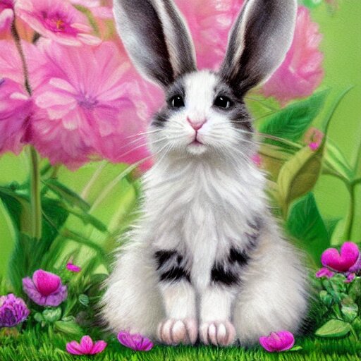 Lexica - Cute fluffy hybrid animal cross between mouse, kitten, and lop ...