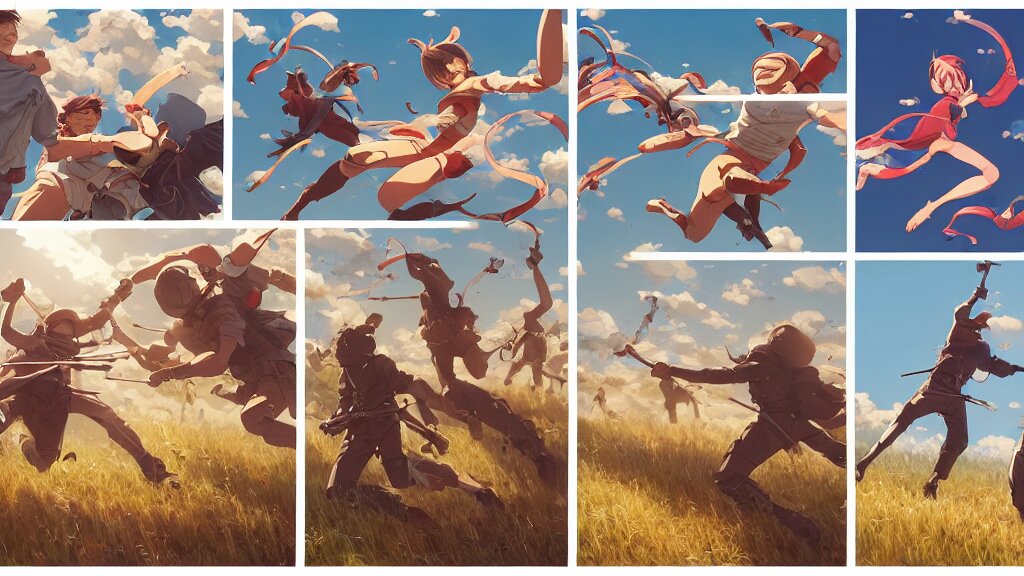 Lexica - Highly detailed comic spread combination of art styles ...