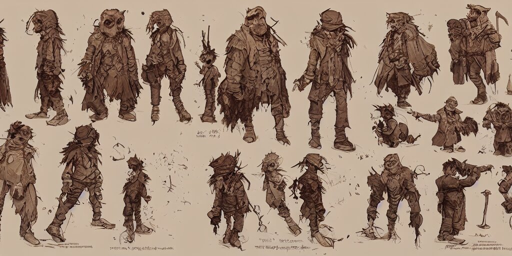 Lexica - Pumuckl, character sheet, concept design, contrast, kim jung ...