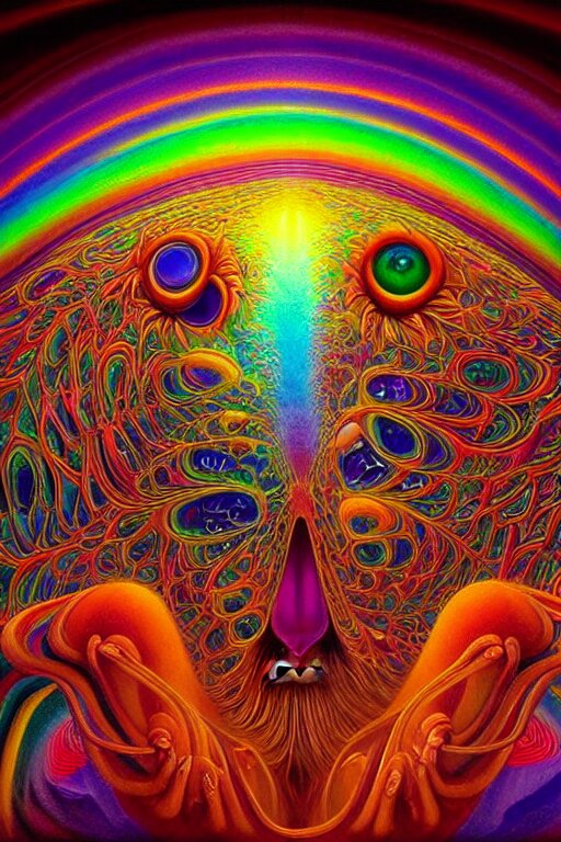 hyperrealistic abstract close-up Renaissance psychedelic!! celes ...