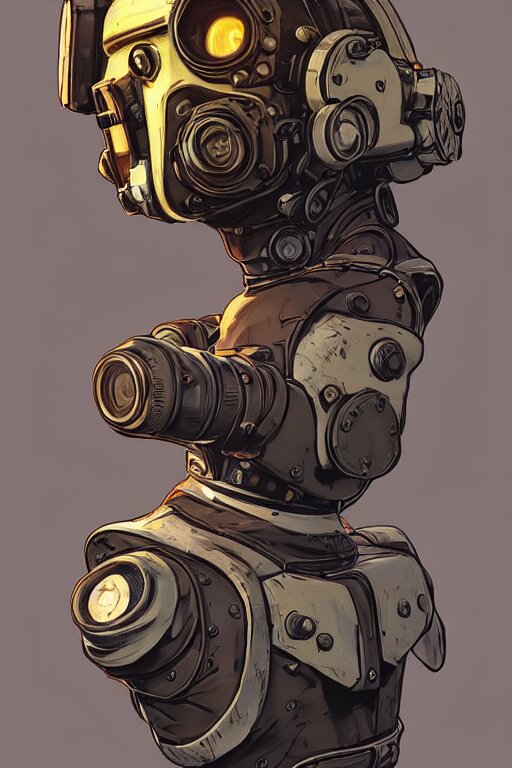 hardmesh retro futurist steampunk fallout 7 6 power armor head ...