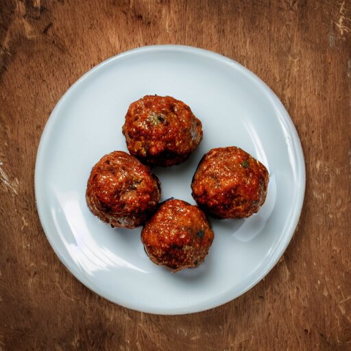 Lexica Flying spaghetti monster with two meatballs