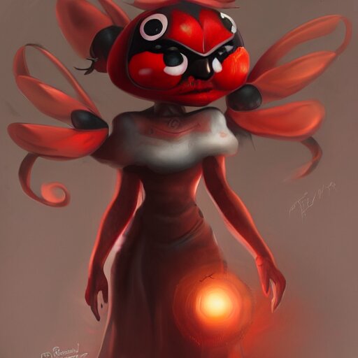 Lexica - Ladybug as a monster, supernatural, by alfred renz, magical ...