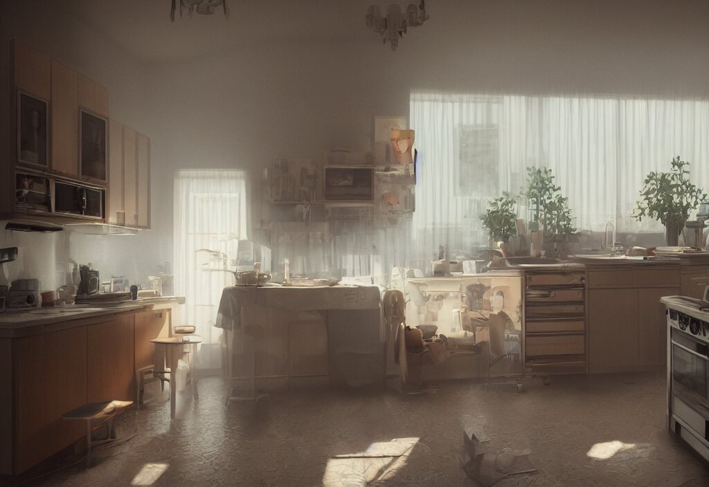 Lexica - Kodak portra 4 0 0 photographic and realistic, 7 0's kitchen ...