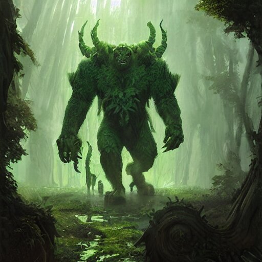 Lexica - A green giant maze beast, nature labyrinth beast, hearthstone ...